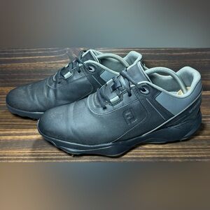 Footjoy Sport LT Men’s Size 9.5 Shoes Black Golf Sneakers Read Descriptions